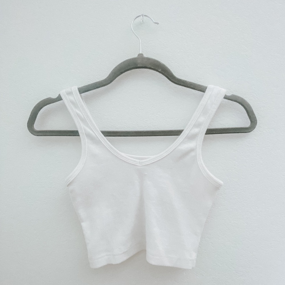 White Crop Top